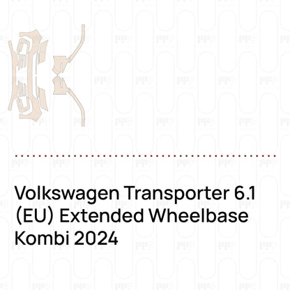 Pre-Cut PPF Volkswagen Transporter 6.1 (EU) Extended Wheelbase Kombi 2024