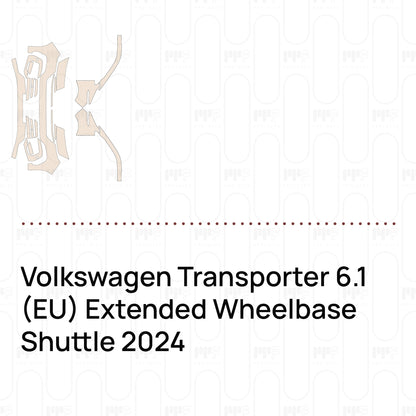 Pre-Cut PPF Volkswagen Transporter 6.1 (EU) Extended Wheelbase Shuttle 2024