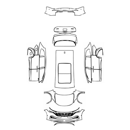 Pre-Cut PPF Volkswagen Viloran Base 2020 - PPF-Kits