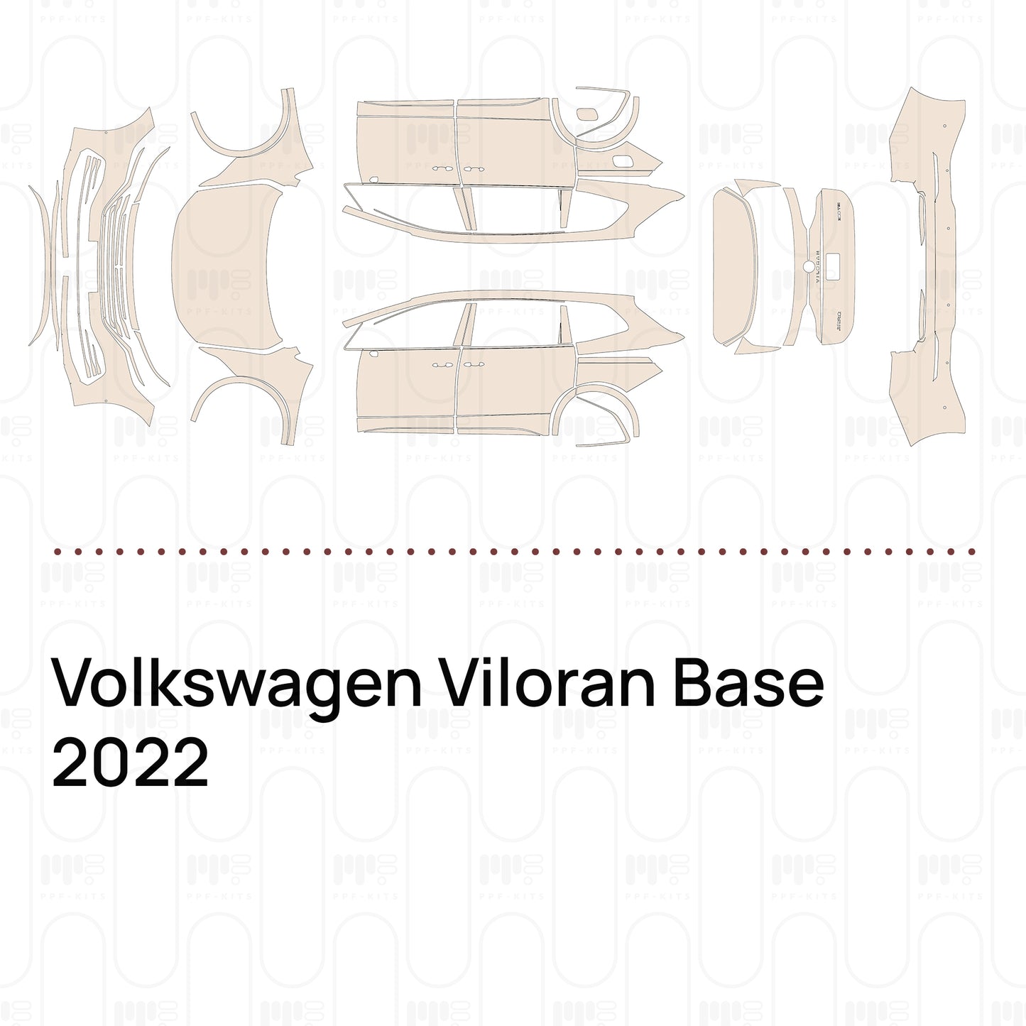 Pre-Cut PPF Volkswagen Viloran Base 2022
