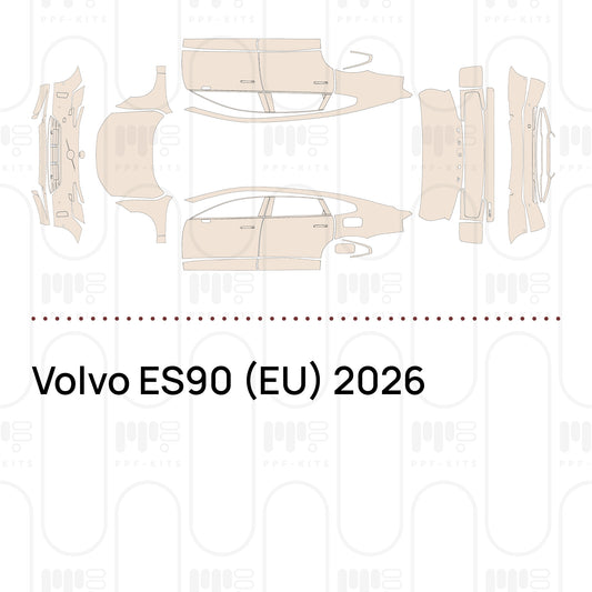 Pellicola protettiva PPF pretagliata Volvo ES90 (EU) 2026