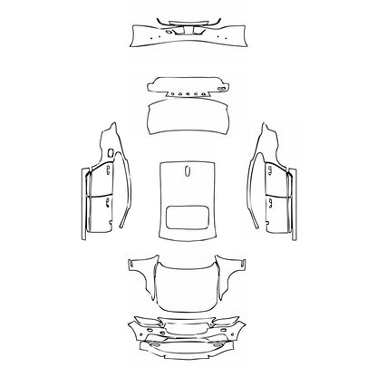 Pre-Cut PPF Volvo S90 Standard Wheelbase Inscription 2016 - PPF-Kits