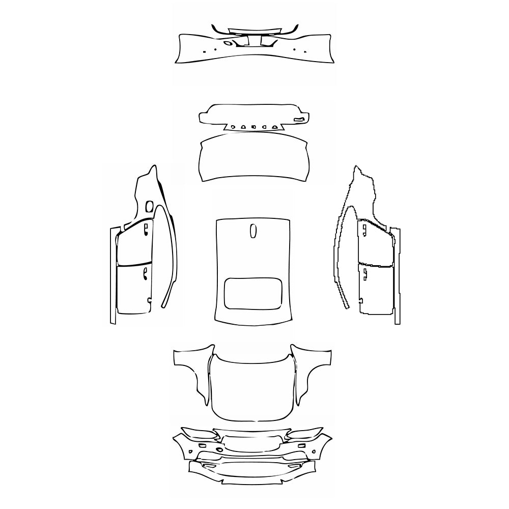 Pre-Cut PPF Volvo S90 Standard Wheelbase Momentum 2016 - PPF-Kits