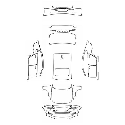 Pre-Cut PPF Volvo S90 Standard Wheelbase Momentum 2017 - PPF-Kits