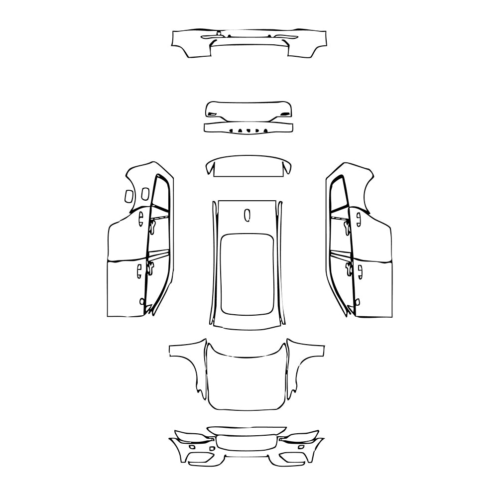 Pre-Cut PPF Volvo V60 Cross Country 2019 - PPF-Kits