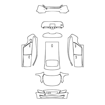Pre-Cut PPF Volvo V60 Momentum 2018 - PPF-Kits