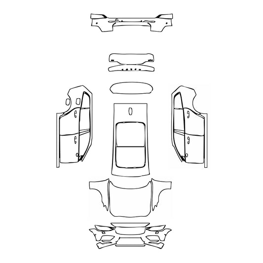 Pre-Cut PPF Volvo V60 Momentum 2021 - PPF-Kits