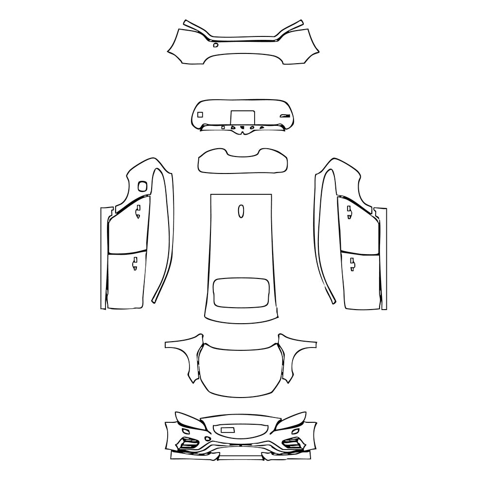 Pre-Cut PPF Volvo V60 Polestar 2017 - PPF-Kits