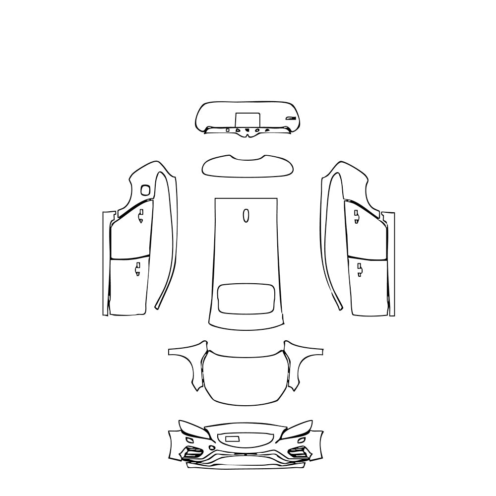 Pre-Cut PPF Volvo V60 R-Design 2016 - PPF-Kits
