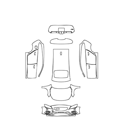 Pre-Cut PPF Volvo V60 R-Design 2016 - PPF-Kits