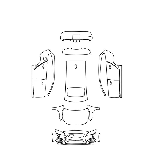 Pre-Cut PPF Volvo V60 R-Design 2018 - PPF-Kits