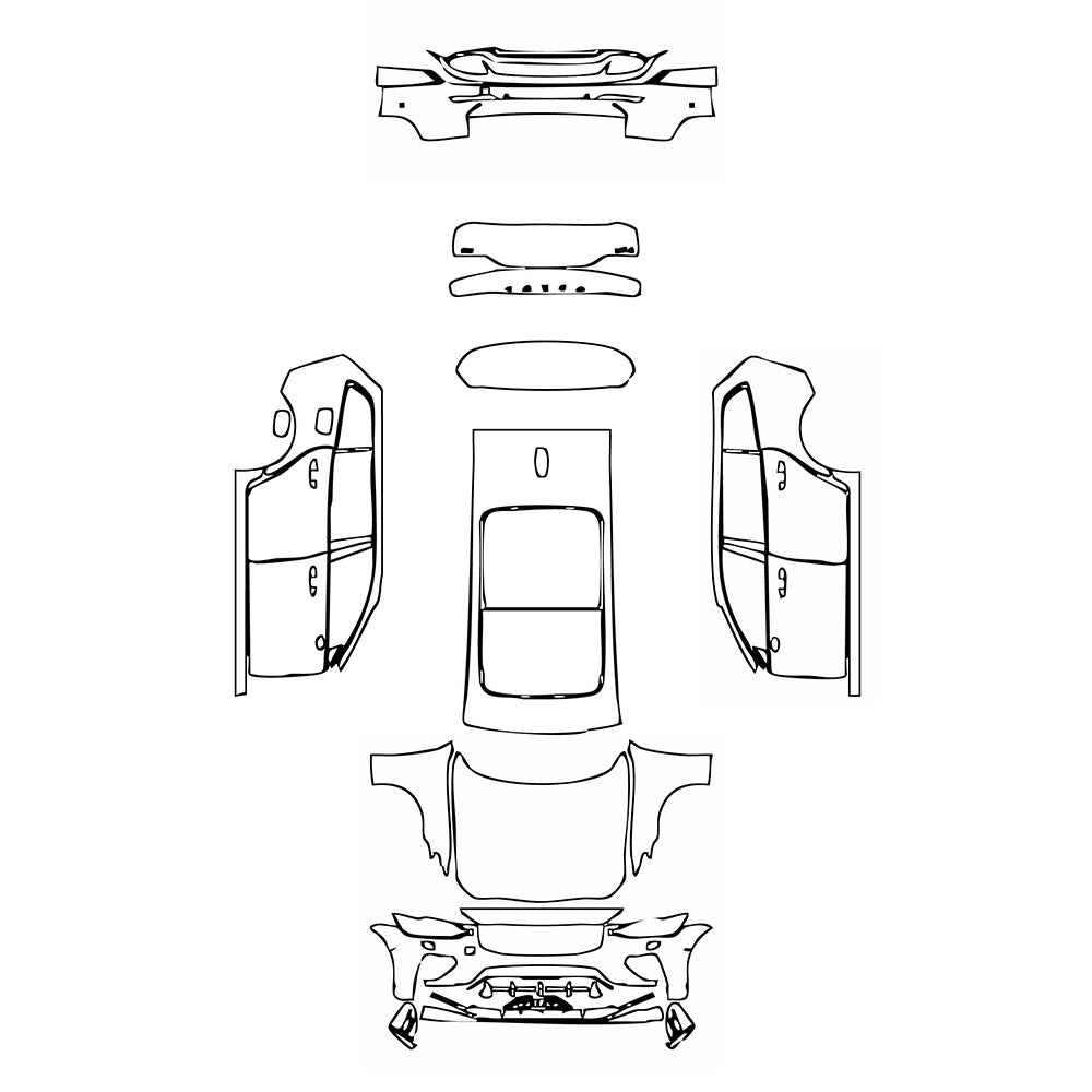 Pre-Cut PPF Volvo V60 R-Design 2020 - PPF-Kits