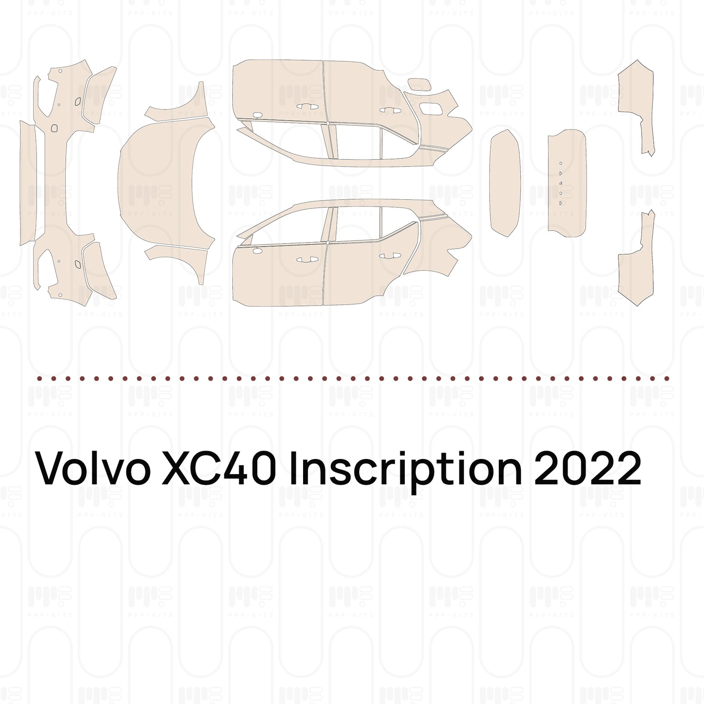 Pre-Cut PPF Volvo XC40 Inscription 2022