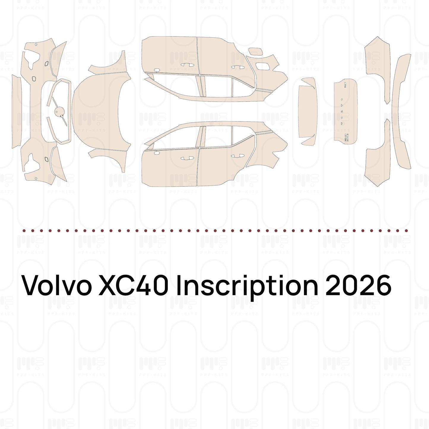 Pre-Cut PPF Volvo XC40 Inscription 2026