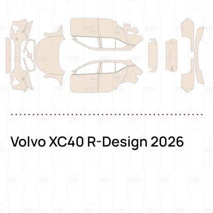 Pre-Cut PPF Volvo XC40 R-Design 2026