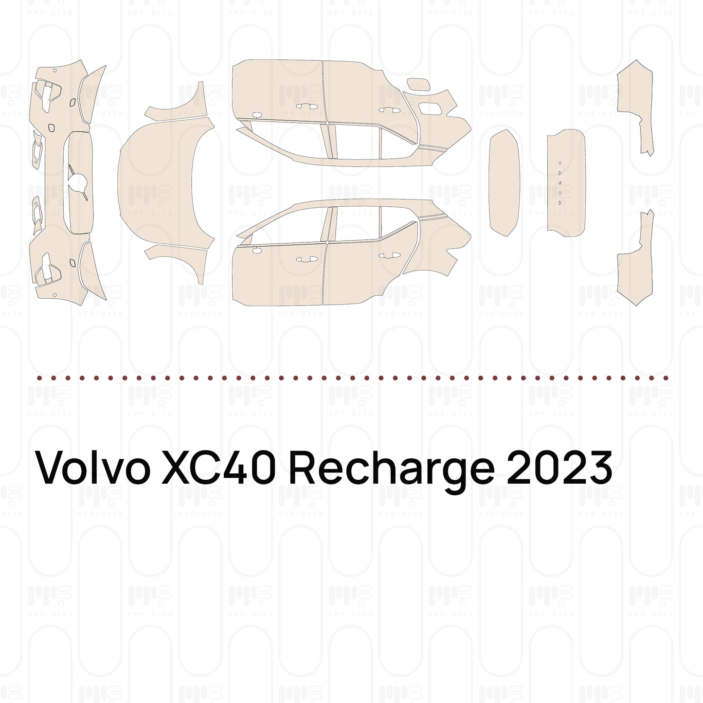 Pre-Cut PPF Volvo XC40 Recharge 2023