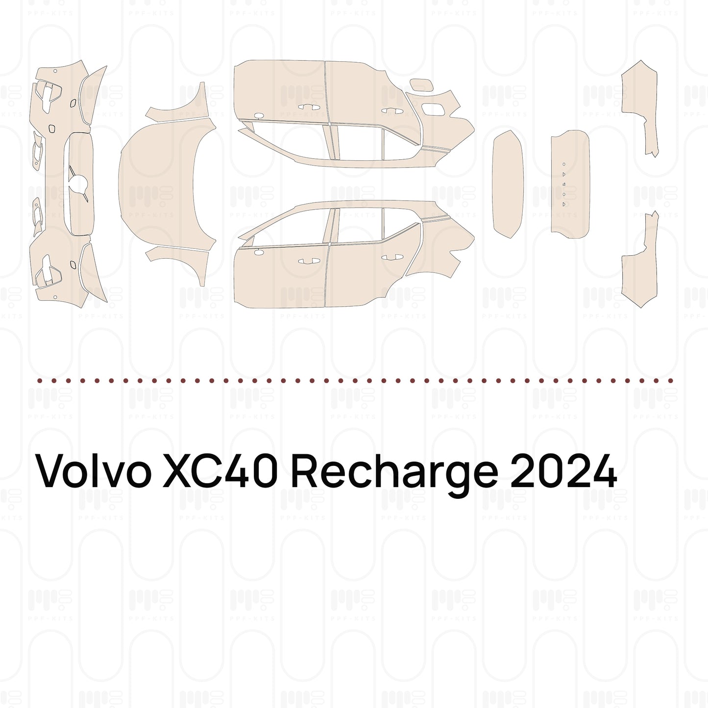 Pre-Cut PPF Volvo XC40 Recharge 2024
