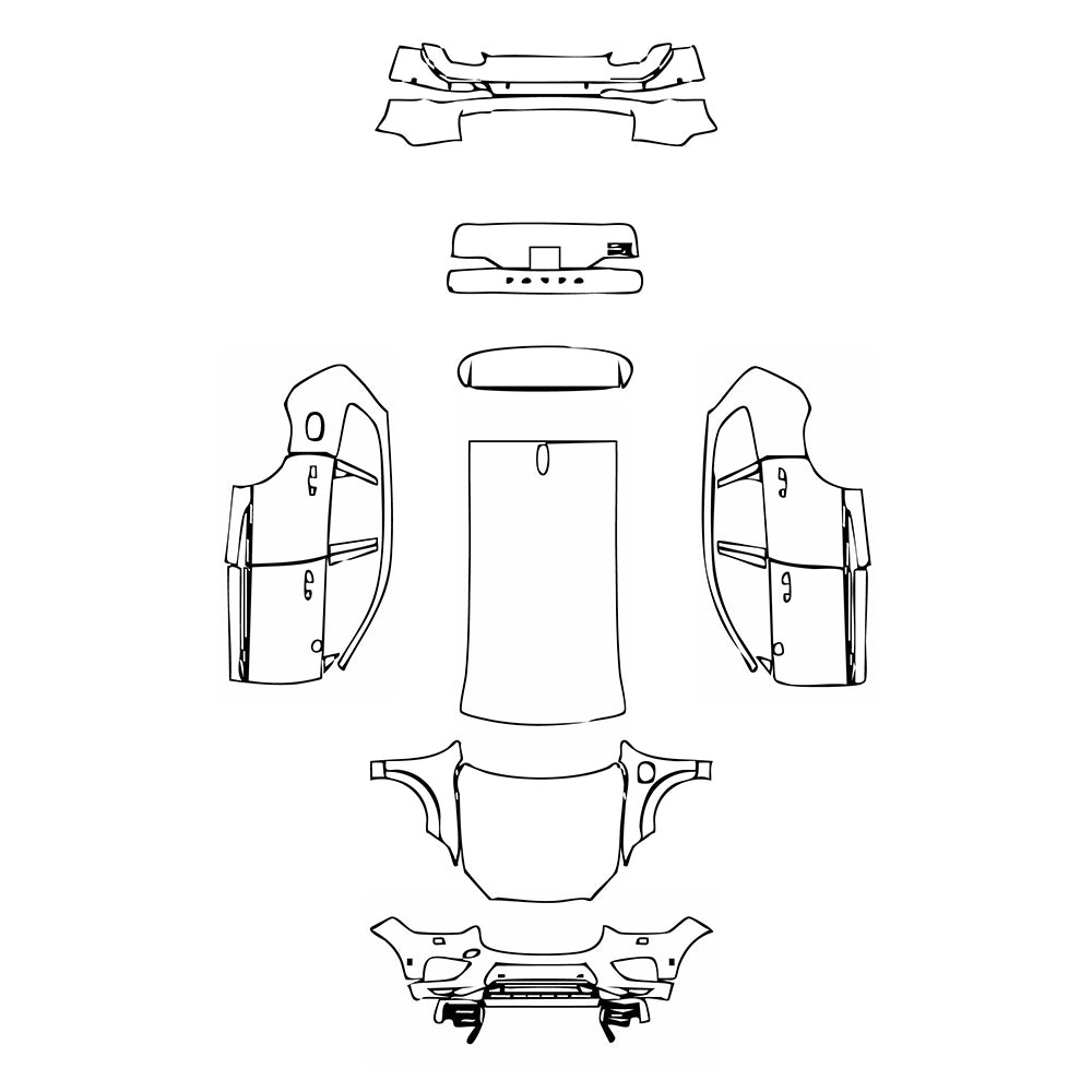 Pre-Cut PPF Volvo XC60 Recharge Inscription 2019 - PPF-Kits