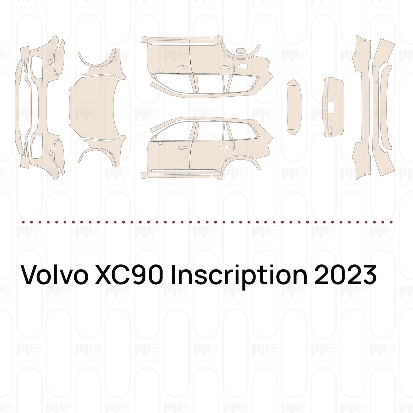 Pre-Cut PPF Volvo XC90 Inscription 2023