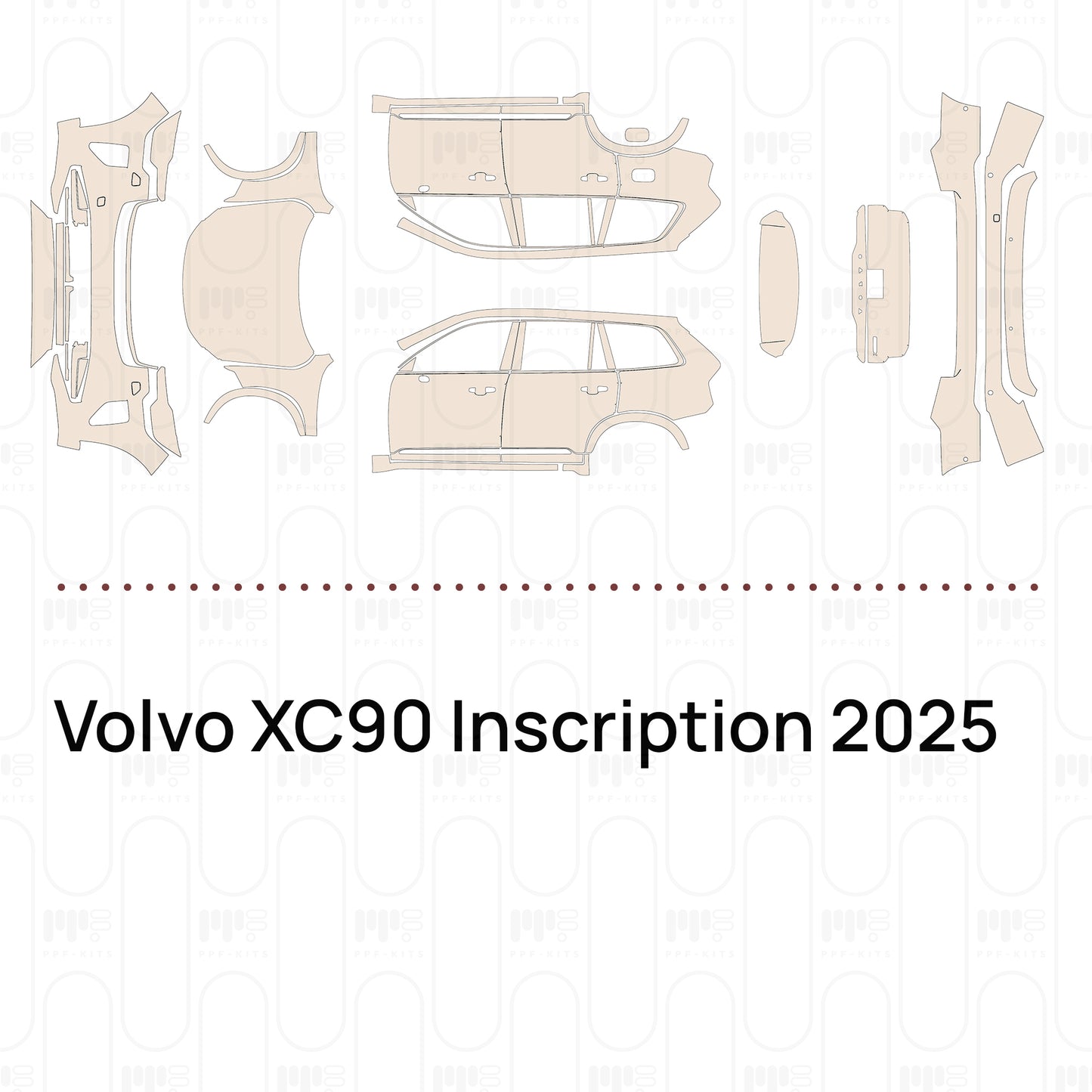 Pre-Cut PPF Volvo XC90 Inscription 2025