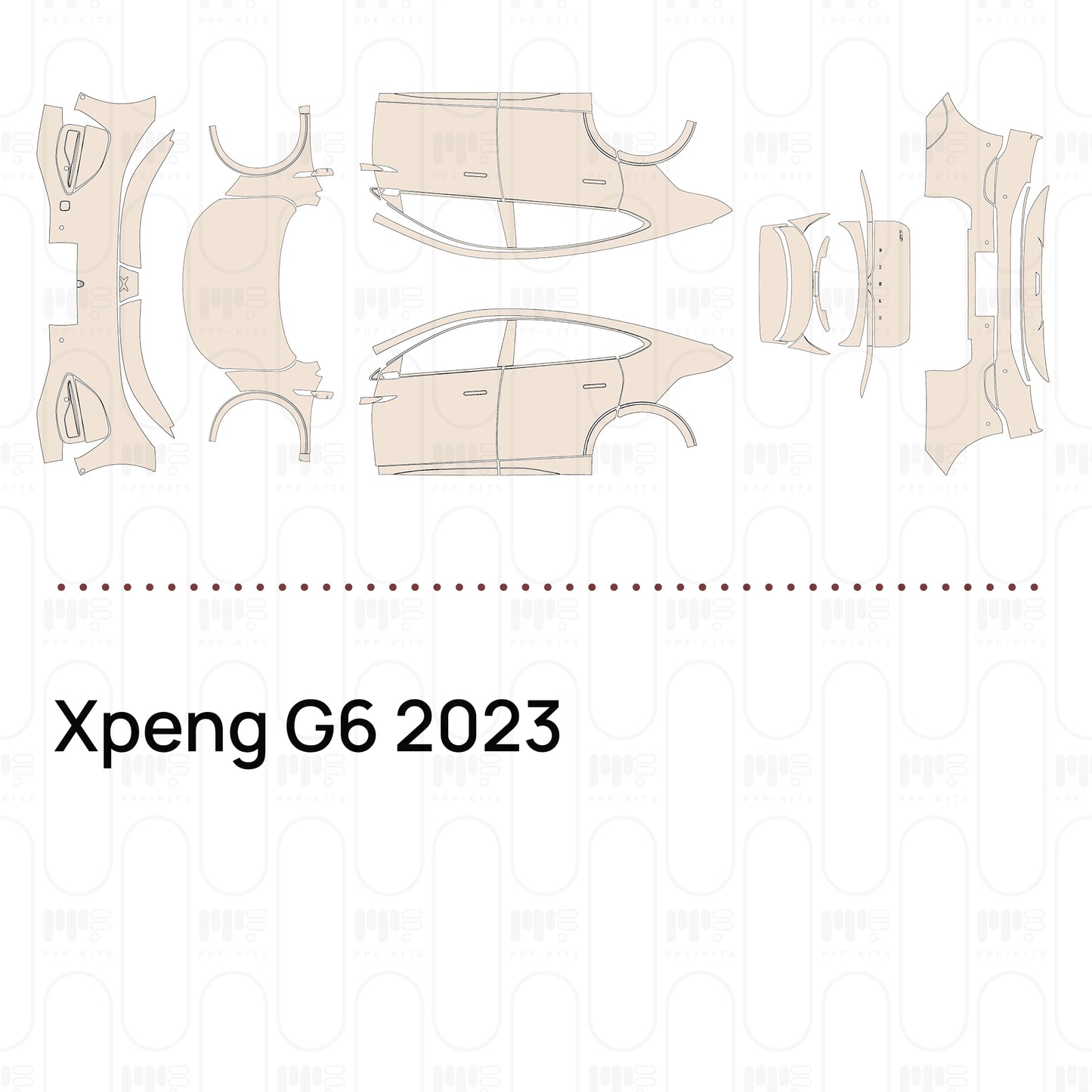 Pre-Cut PPF Xpeng G6 2023