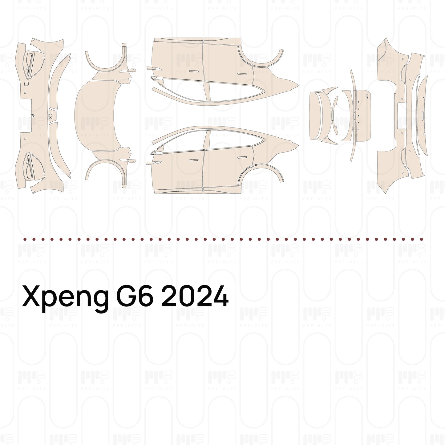 Pre-Cut PPF Xpeng G6 2024