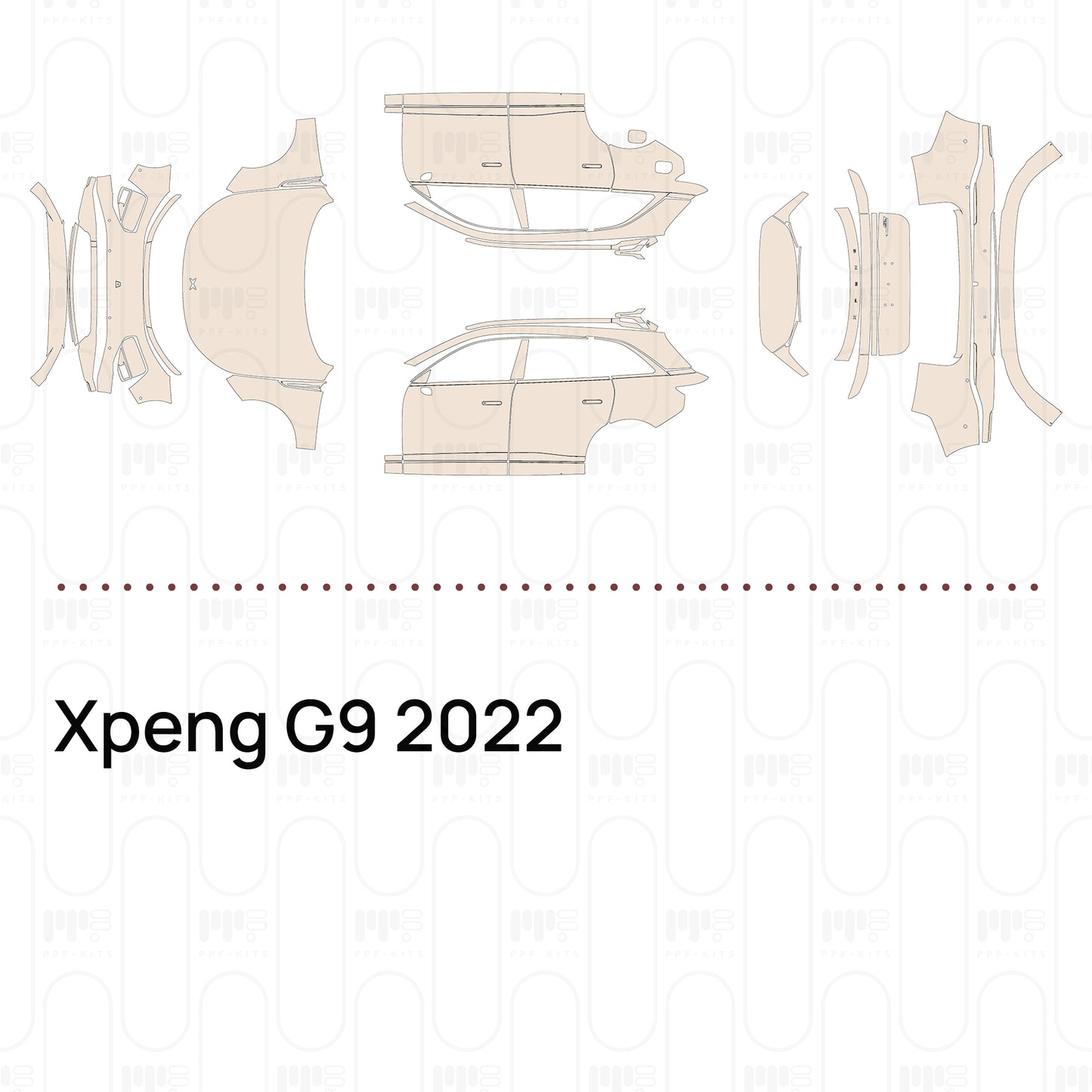 Pre-Cut PPF Xpeng G9 2022