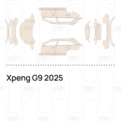 Xpeng G9 2025 – Pellicola protettiva PPF pretagliata