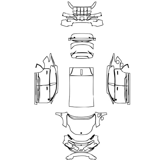 Pre-Cut PPF Zeekr 001 2021 - PPF-Kits