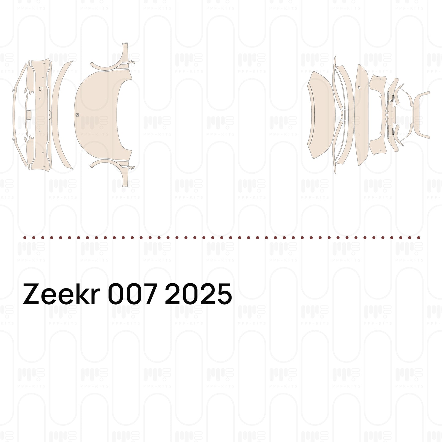 Pre-Cut PPF Zeekr 007 2025