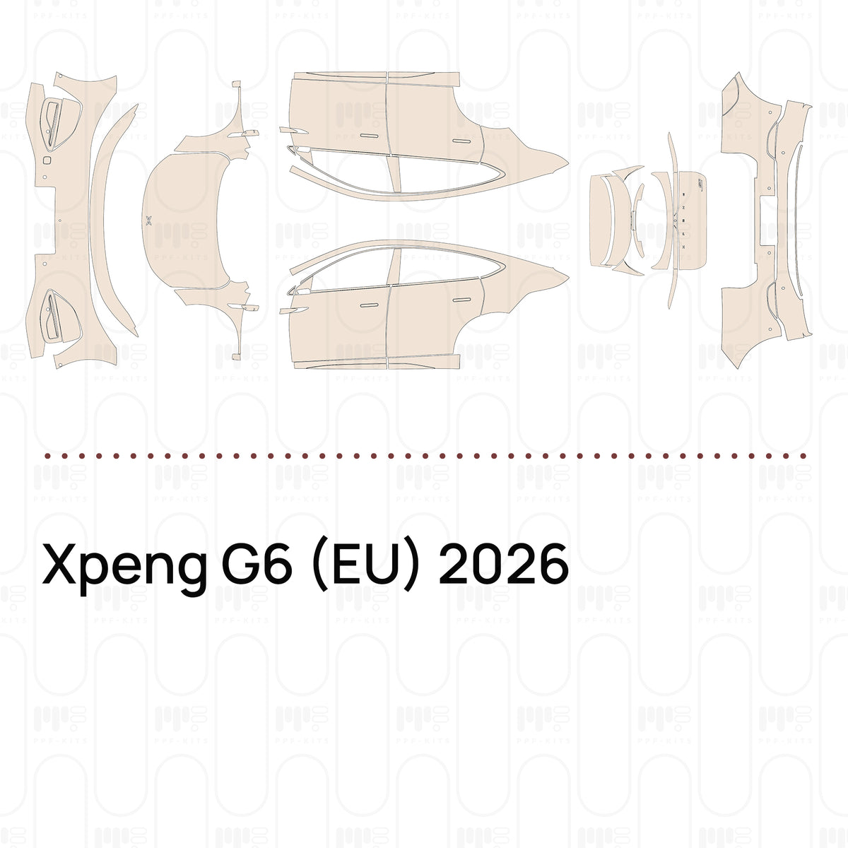 Bumper+Headlamp with 6 PDC (Parking Sensors) and 1 Camera