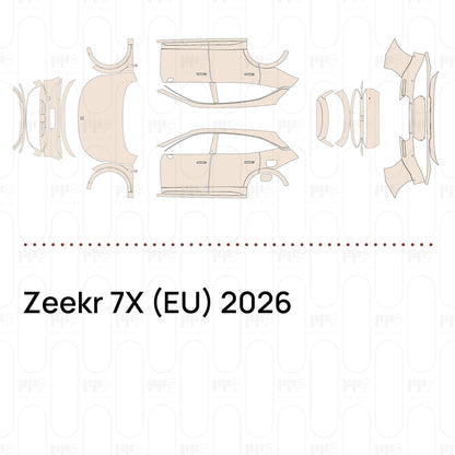 Zeekr 7X (EU) 2026 - Pre-Cut PPF